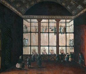 Interior de la Morgue en París