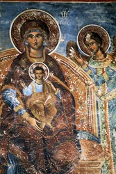 Madonna con Niño y Ángel