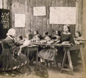 Lección de matemáticas, c.1890