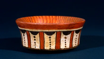 Vasija funeraria maya de Tikal, Guatemala, período Clásico Tardío, c.600-900 d.C.