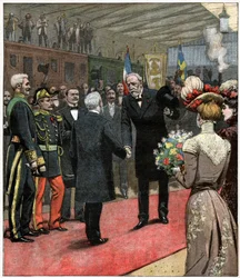 Oscar II de Suecia en París