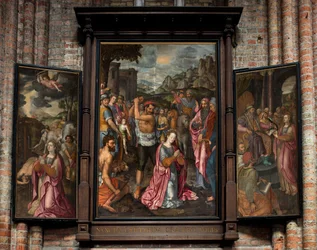 Iglesia parroquial (Parochiekerk Sint-Walburga). Tríptico