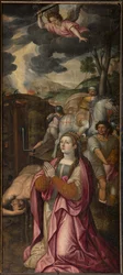 Iglesia parroquial (Parochiekerk Sint-Walburga). Tríptico.