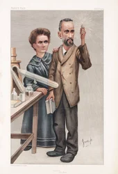 Pierre y Marie Curie, físicos franceses