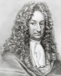 Retrato de Gottfried Wilhelm von Leibniz (1646-1716), matemático, filósofo y científico alemán