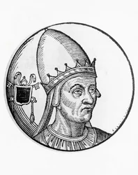 Retrato de Gregorio VII (Ildebrando Aldobrandeschi di Soana, circa 1010-1085)