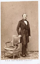 Príncipe Alberto, consorte de la Reina Victoria, c 1860
