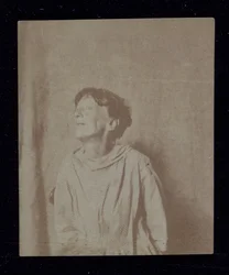 Psiquiatría, retrato de un paciente, Asilo del Condado de Surrey
