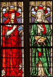 Vidriera de la catedral de Saint Etienne de Sens