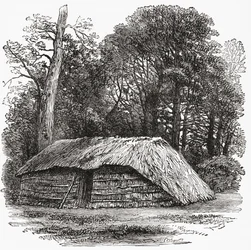 La cabaña en la que murió Sir David Livingstone el 1 de mayo de 1873