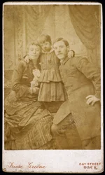 William Friese-Greene, cinematógrafo, y familia, c. 1880