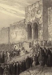Jesús entrando en Jerusalén