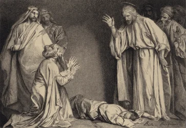 Jesús sana al niño poseído