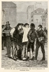 Lectores de todas las clases devoraron las noticias relacionadas con Phileas Fogg, de La vuelta al mundo en ochenta días de Julio Verne