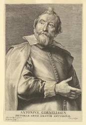 Retrato de Anthony Cornelissen, de Icones Principum Virorum