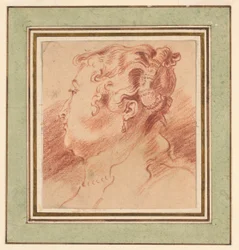 Estudio de cabeza de mujer
