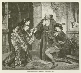 Romeo y Julieta en la celda de Fray Lorenzo