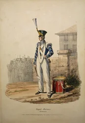 Tamborilero de los marines reales, c.1829