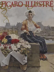 Vendedora de Flores del Siglo Pasado