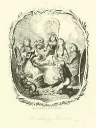 Ilustración para Humphry Clinker de Tobias Smollett