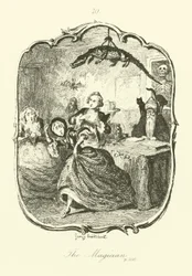 Ilustración para Peregrine Pickle de Tobias Smollett