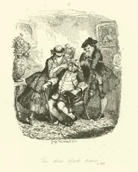 Ilustración para Peregrine Pickle de Tobias Smollett