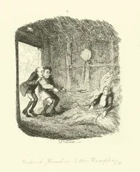 Ilustración para Roderick Random de Tobias Smollett