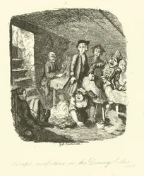 Ilustración para Roderick Random de Tobias Smollett