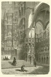 Interior de la catedral de Toledo