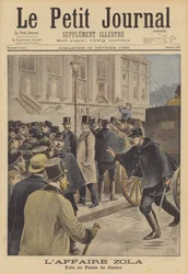 Emile Zola en el Palais de Justice