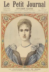 Princesa Alix de Hesse, prometida del zar Nicolás II de Rusia