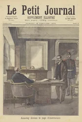 El asesino Louis Anastay ante el juez