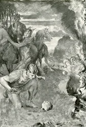 Beowulf encuentra la cabeza de Aschere