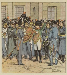 Despedida de Napoleón a su Guardia en Fontainebleau