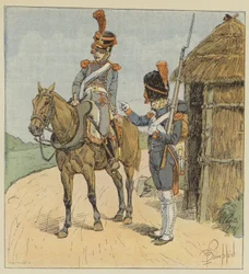 Guardia imperial, Artillería a pie y tren de artillería