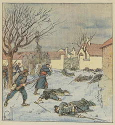 La división Peytavin en el ataque de Poupry