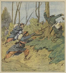 Zéfiros persiguiendo a los prusianos