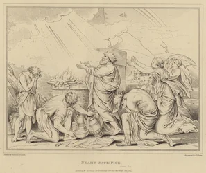El sacrificio de Noé, Génesis