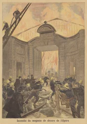 Incendio en el almacén de escenografía de la Ópera de París