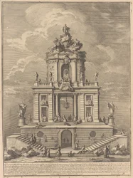 La Seconda Macchina para la Chinea de 1751: El Palacio de la Sabiduría, Estudios y las Ciencias