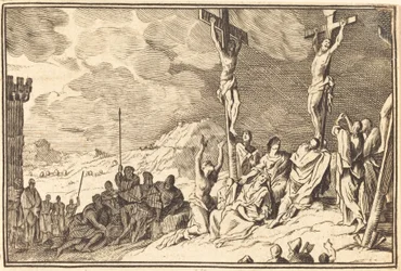Cristo muriendo en la cruz