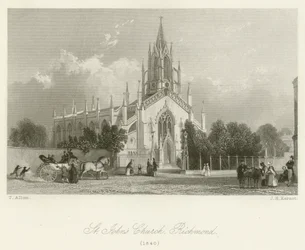 Iglesia de St Johns, Richmond, 1840