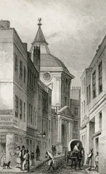Colegio de Médicos, Warwick Lane, 1830
