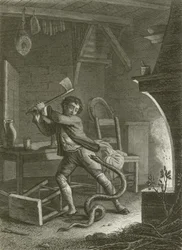 El aldeano y la serpiente