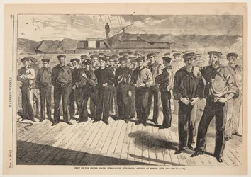 Tripulación del vapor estadounidense "Colorado," embarcado en Boston, junio de 1861, de Harper