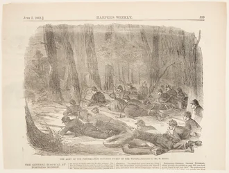 El Ejército del Potomac – Nuestro Piquete en el Bosque