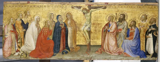 Cristo en la Cruz con María Magdalena y otros Santos