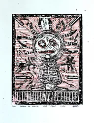 Máscara primitiva del sol