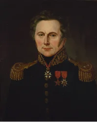 Francés: Portrait du général Louis Hugo (1777-1843)