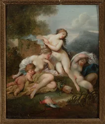 Polaco:  Diana i nimfy (Kąpiel Diany) Diana y las ninfas (Baño de Diana)